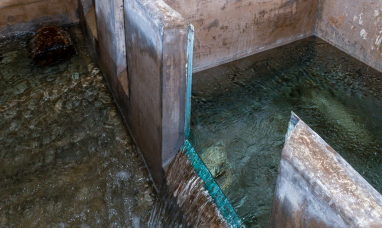 Vasca d'acqua in cemento